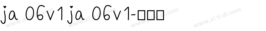 ja 06v1 ja 06v1字体转换